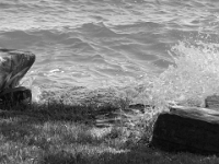 44811CrBwLe - Anniversary trip to the cottage with Beth - Views of water splashing.JPG